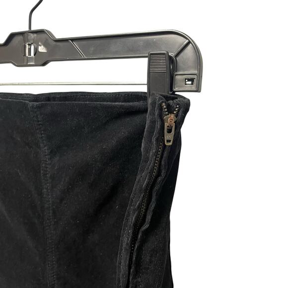 NWT Tory Burch Billet Legging Side Zip High Rise Black Corduroy Womens Size 29 - Picture 3 of 9